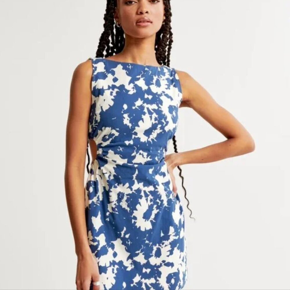 Abercrombie Blue & White Summer dress